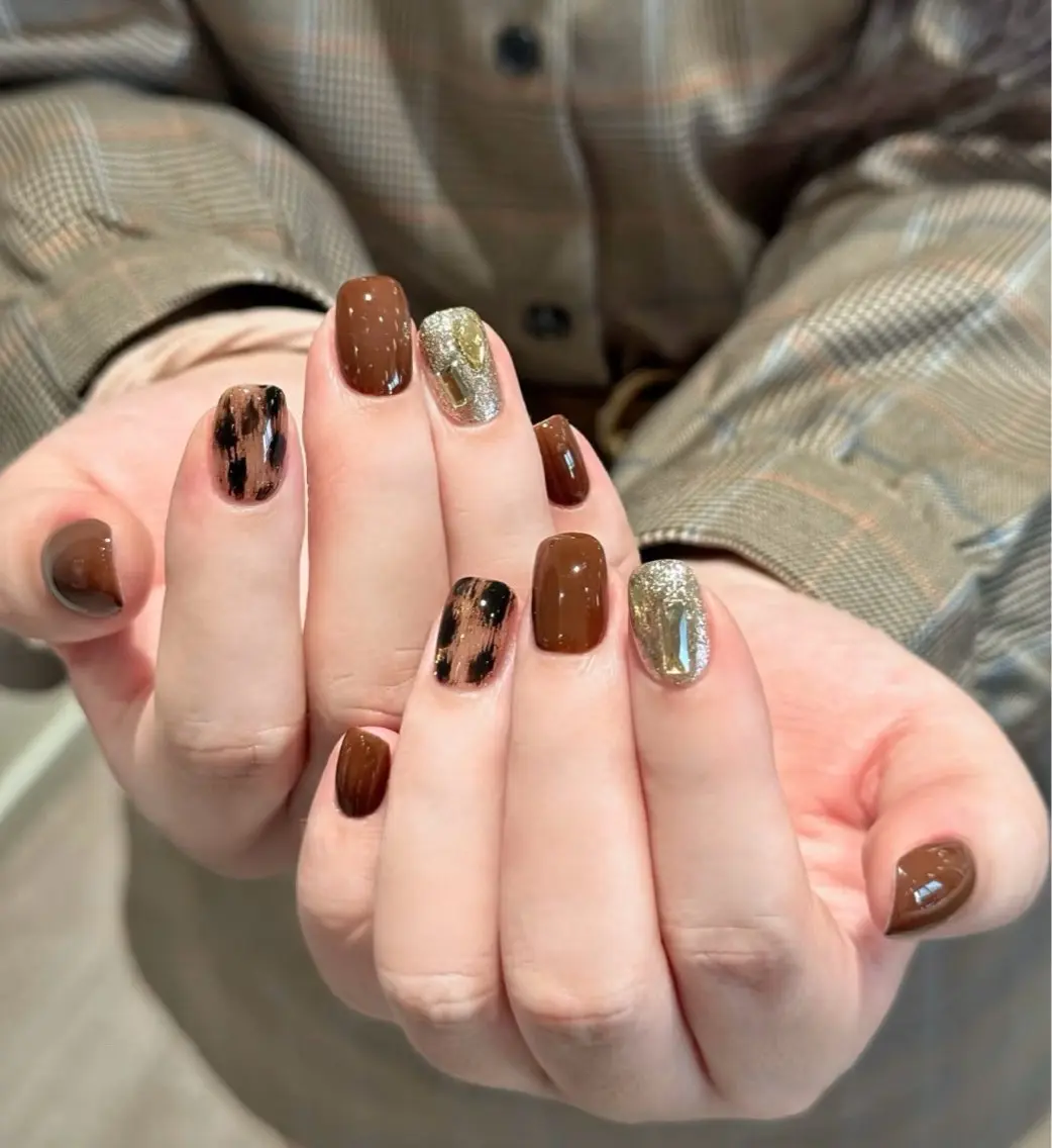 ネイル オーロラネイル べっ甲ネイル ブルー チークネイル フットネイル ハンドネイル ハンドケア For you. Nail Salonのネイルデザイン