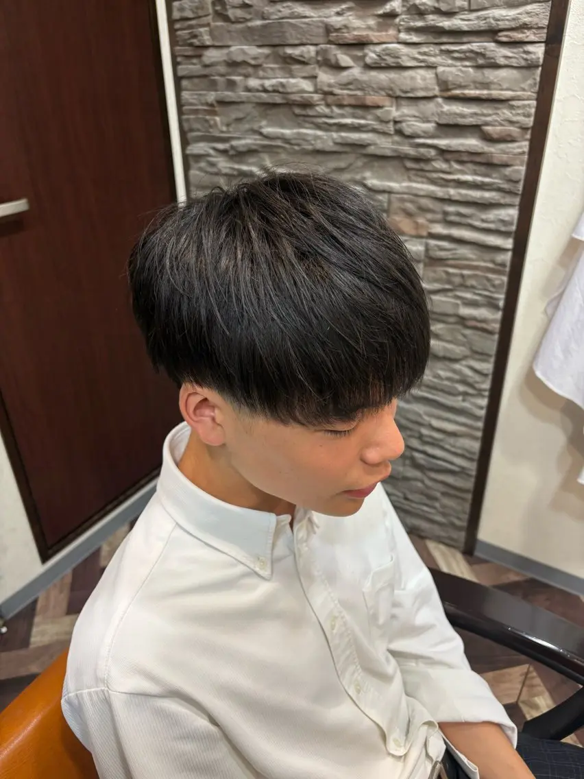 ミディアム 師玉 功一のヘアスタイル