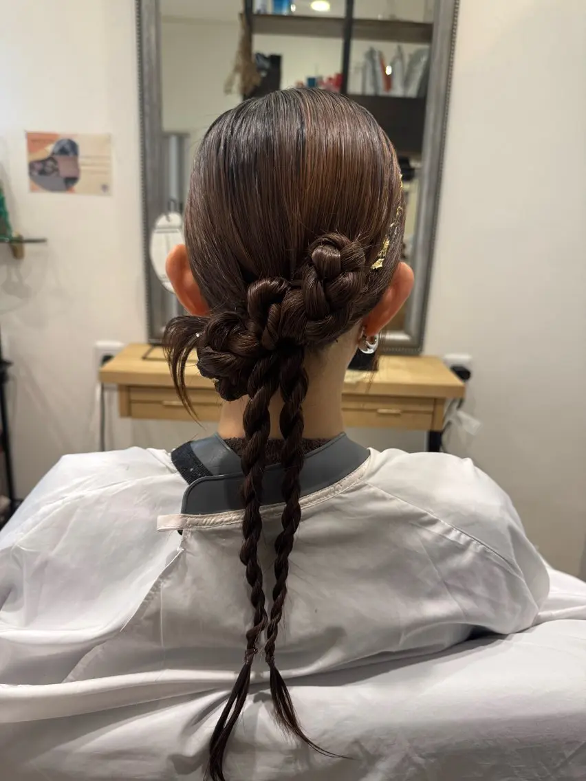 ヘアセット 西村 蒼海のヘアスタイル