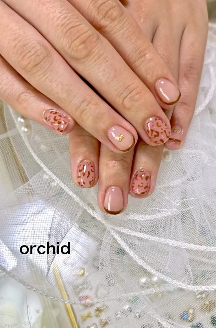 ネイル ハンドネイル orchid ♡オーキッドのネイルデザイン