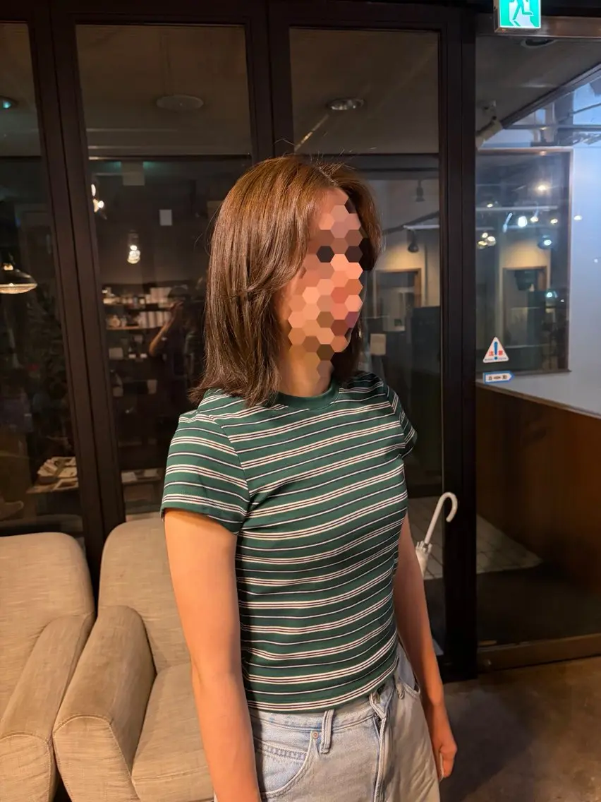 ミディアム 松倉 沙奈のヘアスタイル