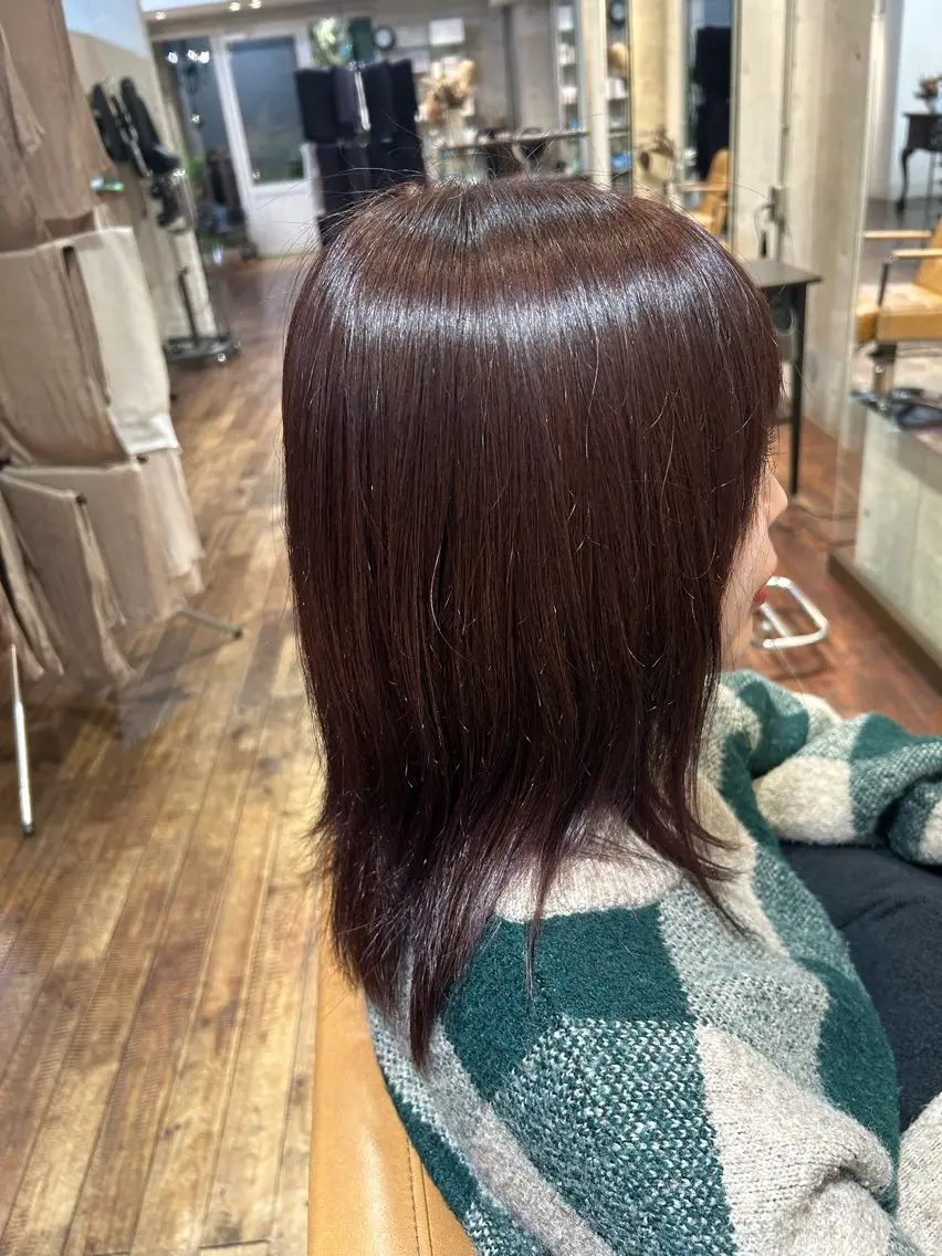 ミディアム カラー ヘアカラー 🎈森田 よう🎈のヘアスタイル