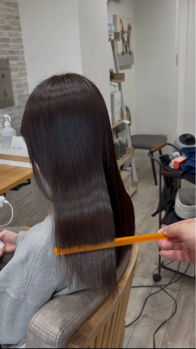 ロング カット ヘアカラー トリートメント 宇田川 直輝のヘアスタイル
