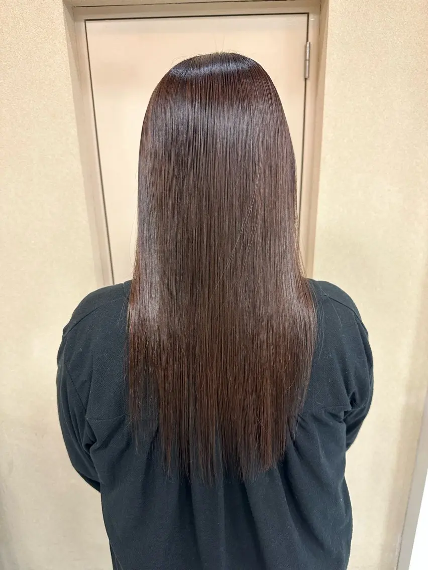 ロング パーマ 髪質改善/縮毛矯正 /レイヤーカット岡部のヘアスタイル