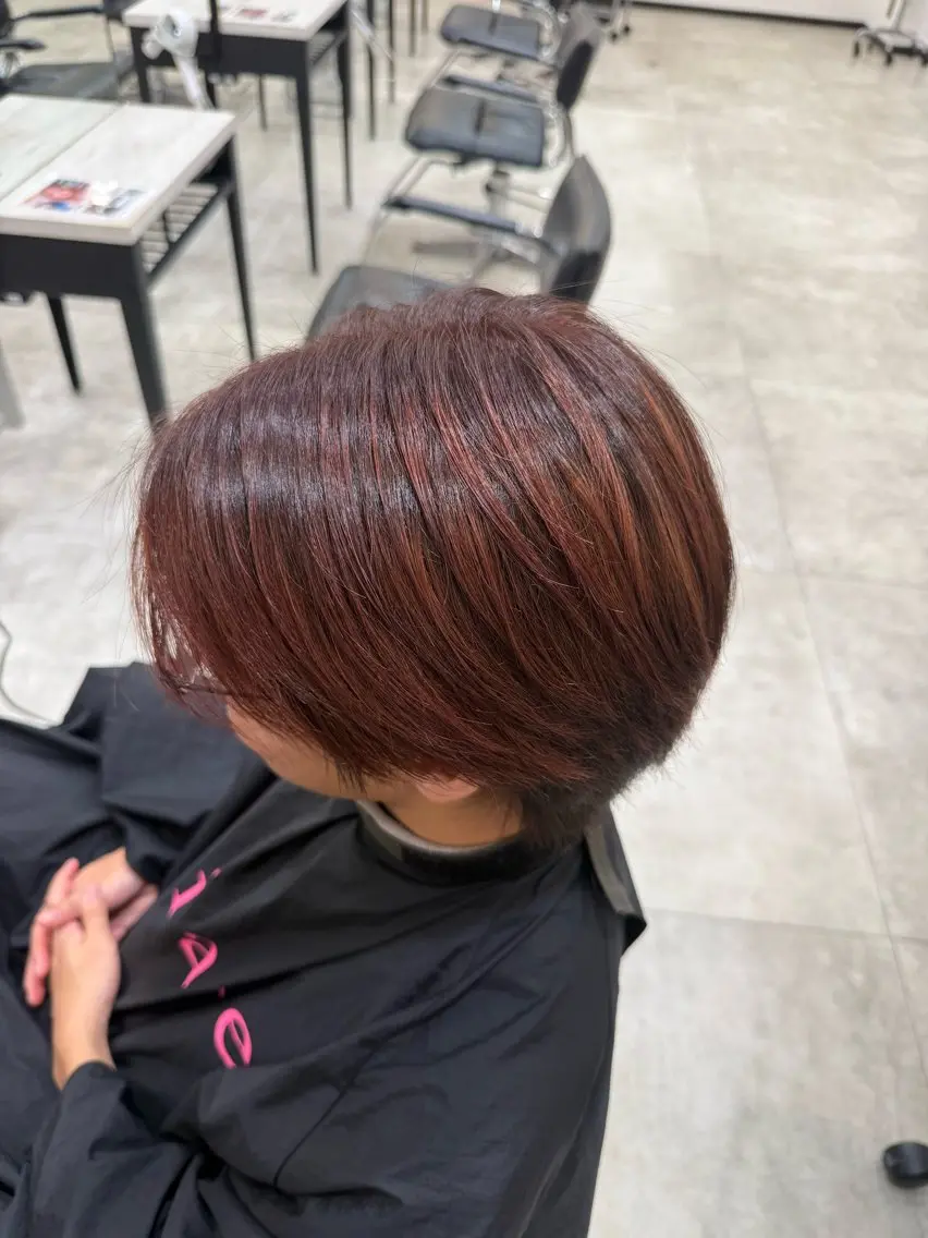 カラー ヘアカラー MAHIRO 美髪ハイトーンのヘアスタイル