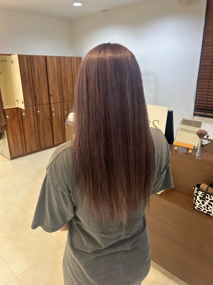 ロング ヘアカラー 北崎 花のヘアスタイル
