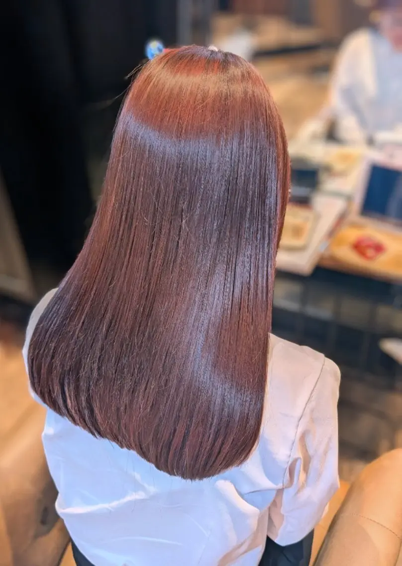 セミロング 寺田百花/メンズ カットモデル募集中のヘアスタイル