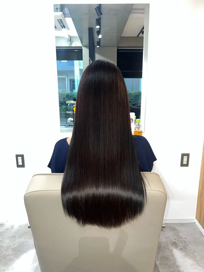 ロング 髪質改善 トリートメント カット ヘアカラー トリートメント ヘッドスパ 🫧髪質改善 縮毛矯正特化🫧中西のヘアスタイル