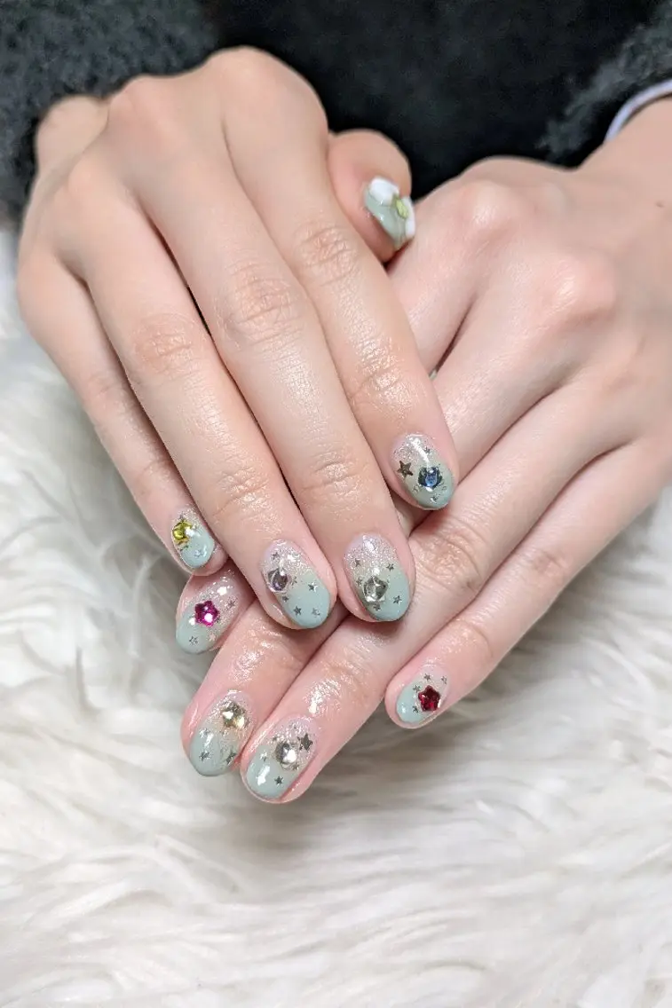ネイル グラデーション シンプルネイル ハンドネイル m&pPrivate nailsalonのネイルデザイン