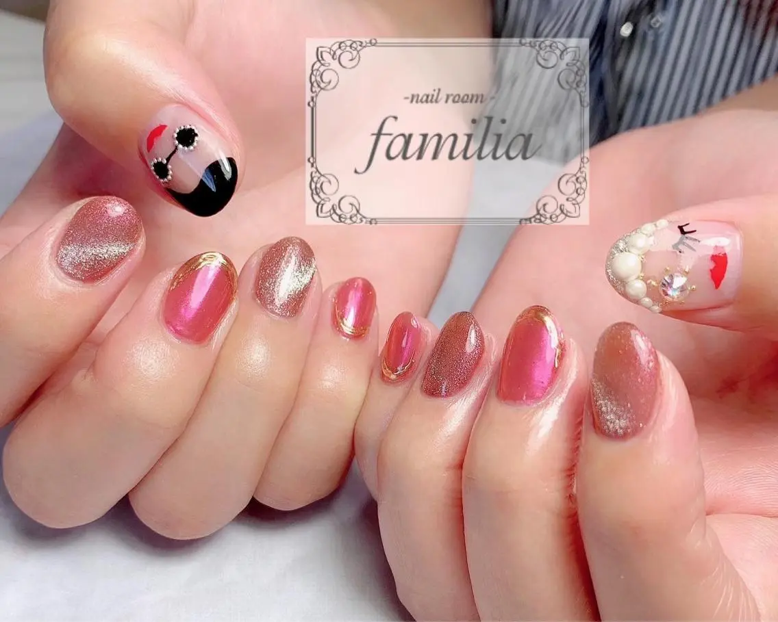 ネイル ハンドネイル -nailroom- familiaのネイルデザイン