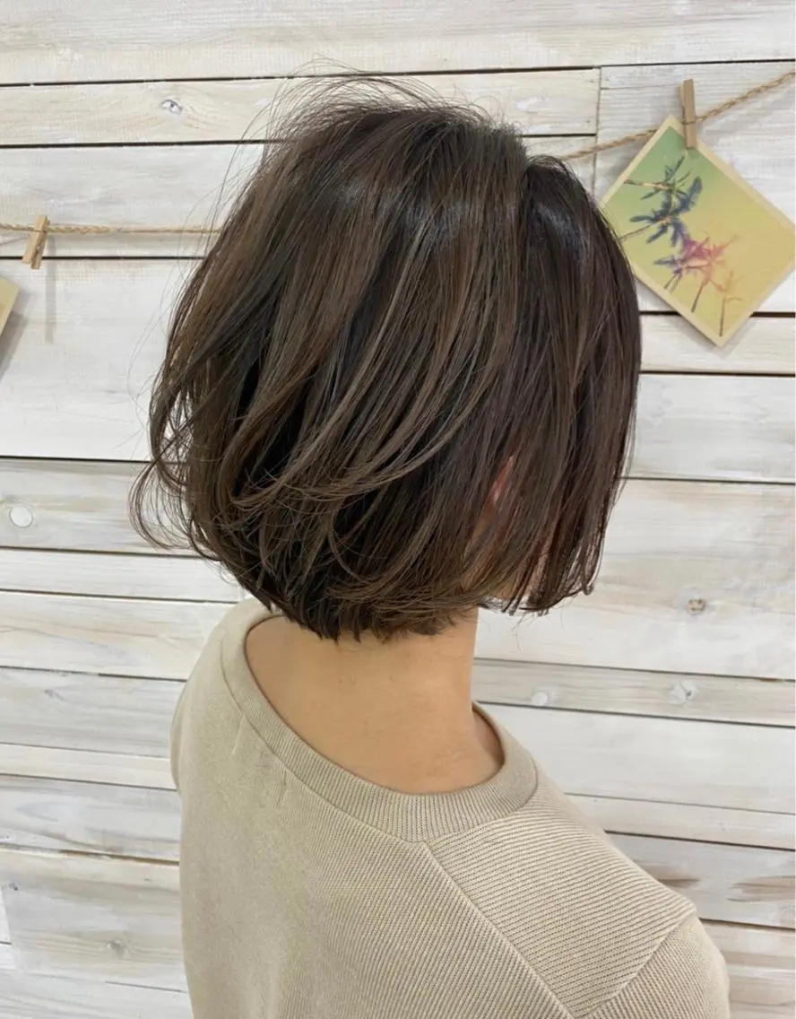 🌿リタッチカラー➕ブロー🌿白髪染め可能クーポンです✨根本の白髪が伸びている方におすすめです！☺️の写真