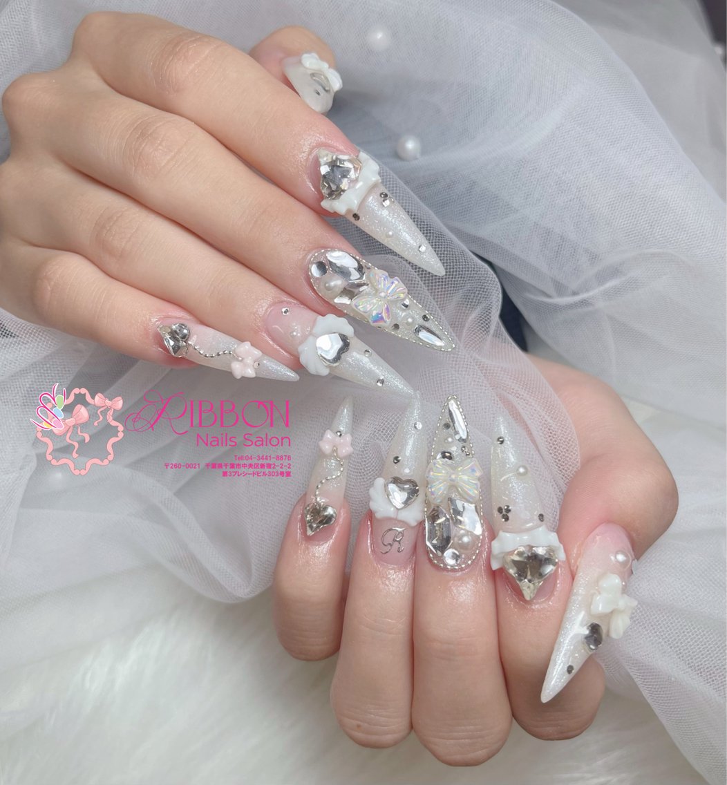 ネイル フットネイル フレンチネイル ジェルネイル 韓国ネイル マグネットネイル ハンドネイル ribbonnail salonのネイルデザイン