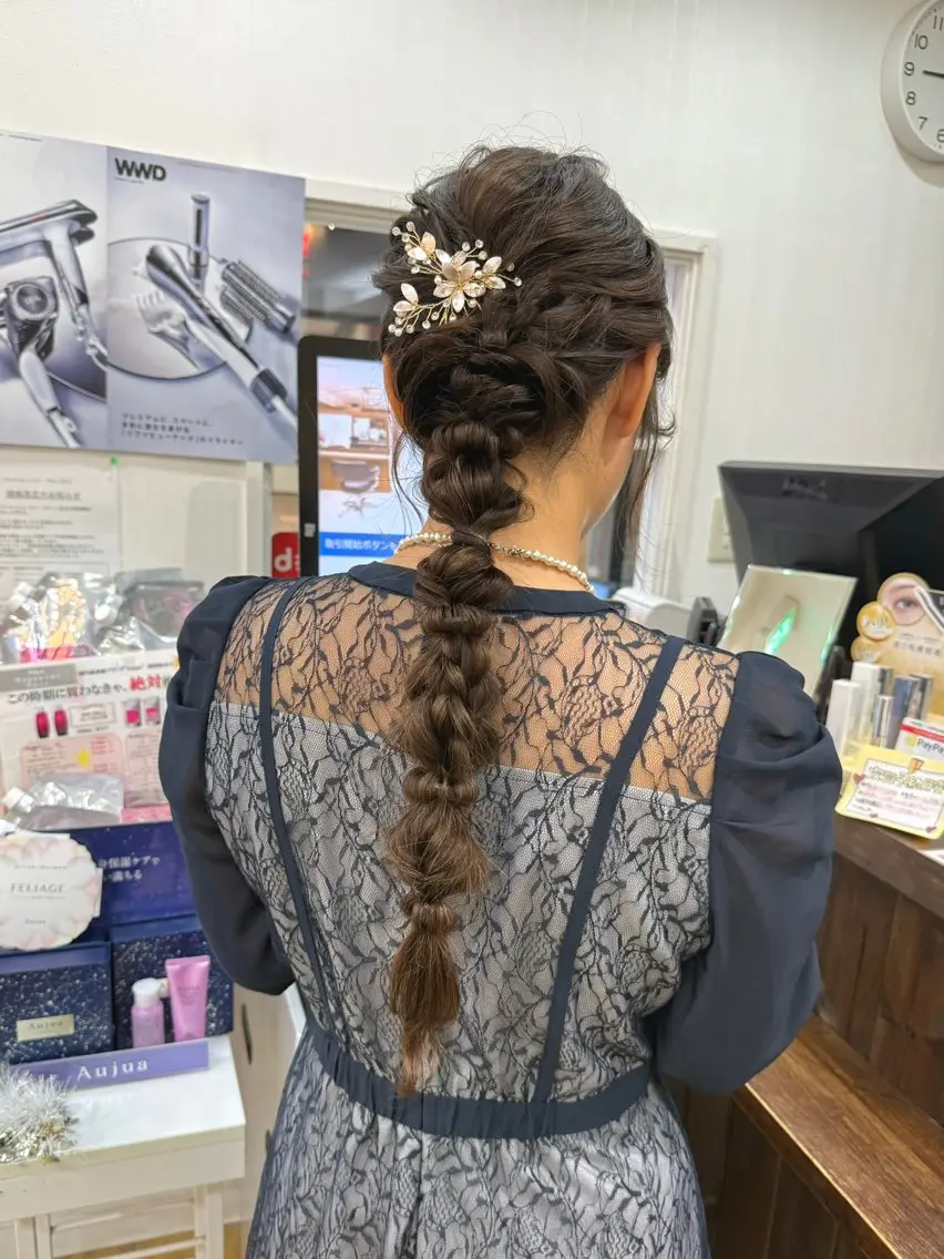 💞イベントやお呼ばれヘアアレンジ💞⚠️必ず補足説明をお読みくださいの写真