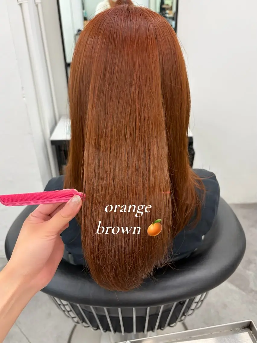 セミロング カラー ヘアカラー レイヤーカット🌈 透明感カラー🌷ユリのヘアスタイル