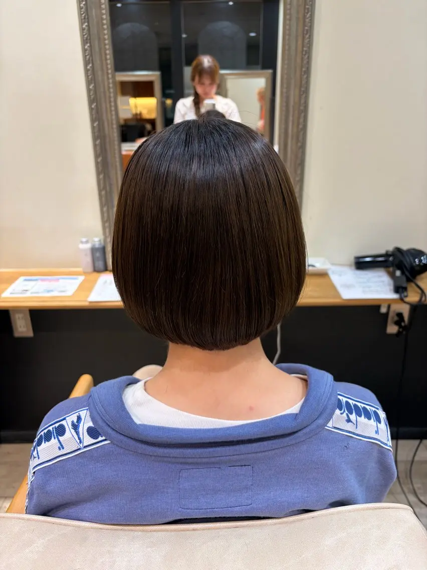 ミディアム ボブ みゆ/ カラーリスト🎀のヘアスタイル