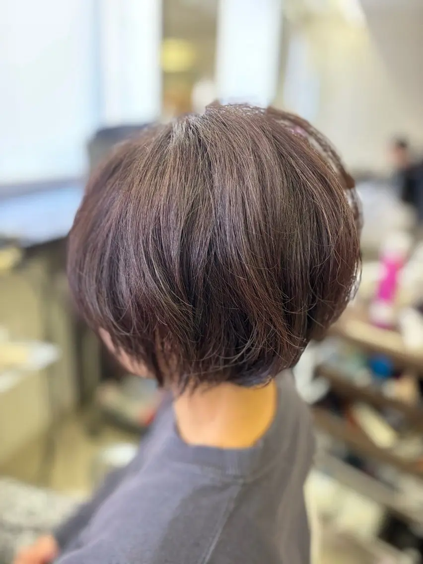 ショート カラー 似合わせカット むとう ひろみのヘアスタイル