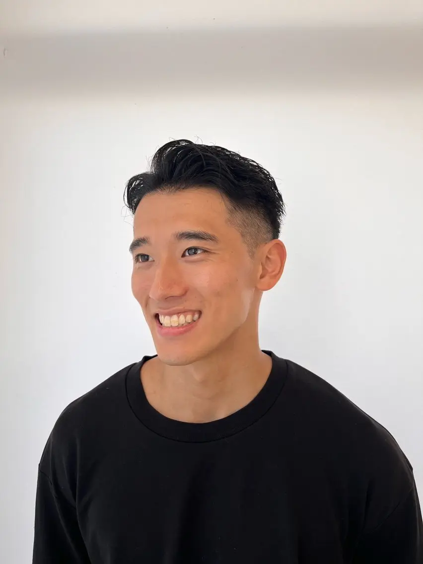 メンズ カット 平間 稔希のヘアスタイル