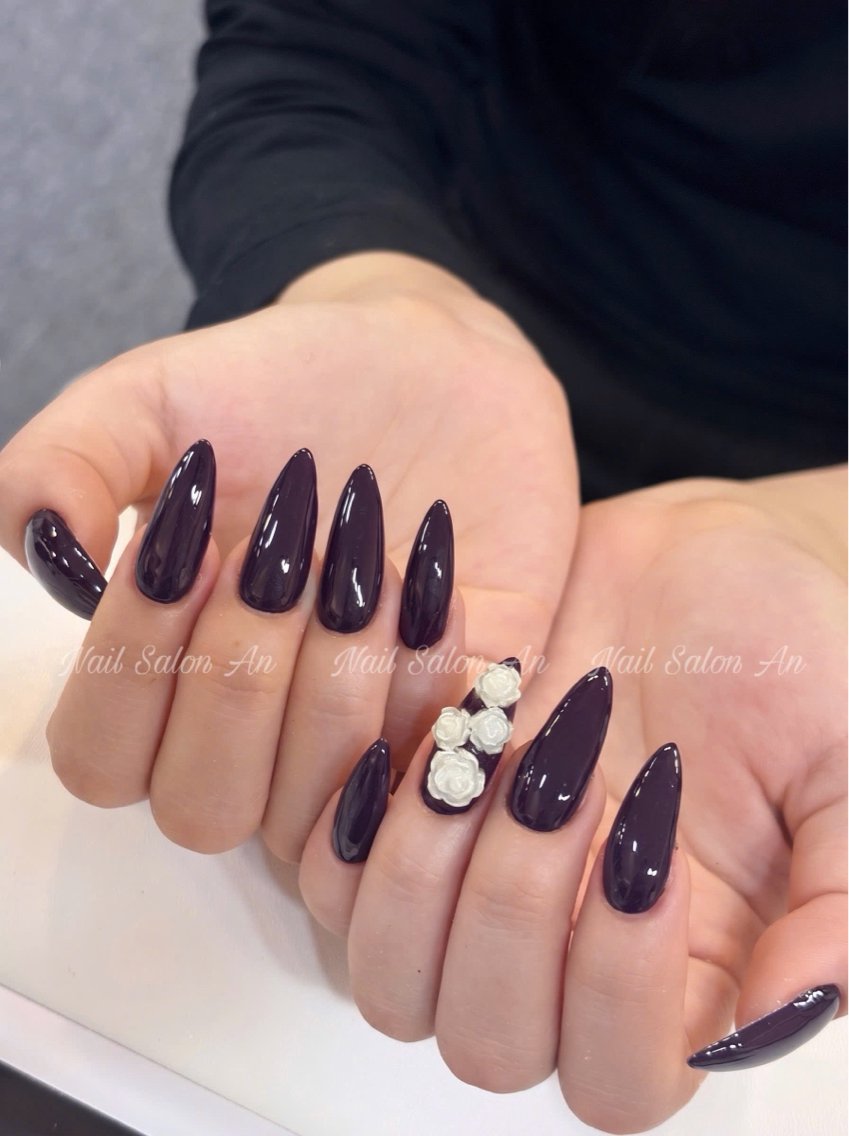 ネイル 長さ出し ジェルネイル 韓国ネイル マグネットネイル 持ち込み ハンドネイル Nail Salon Anのネイルデザイン