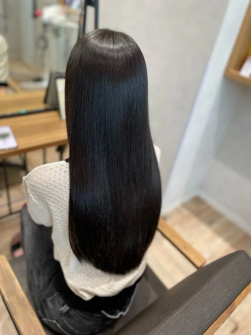 🌸 【プレゼント付き】カット+髪質改善カラー+うるつやコラーゲン🌸の写真