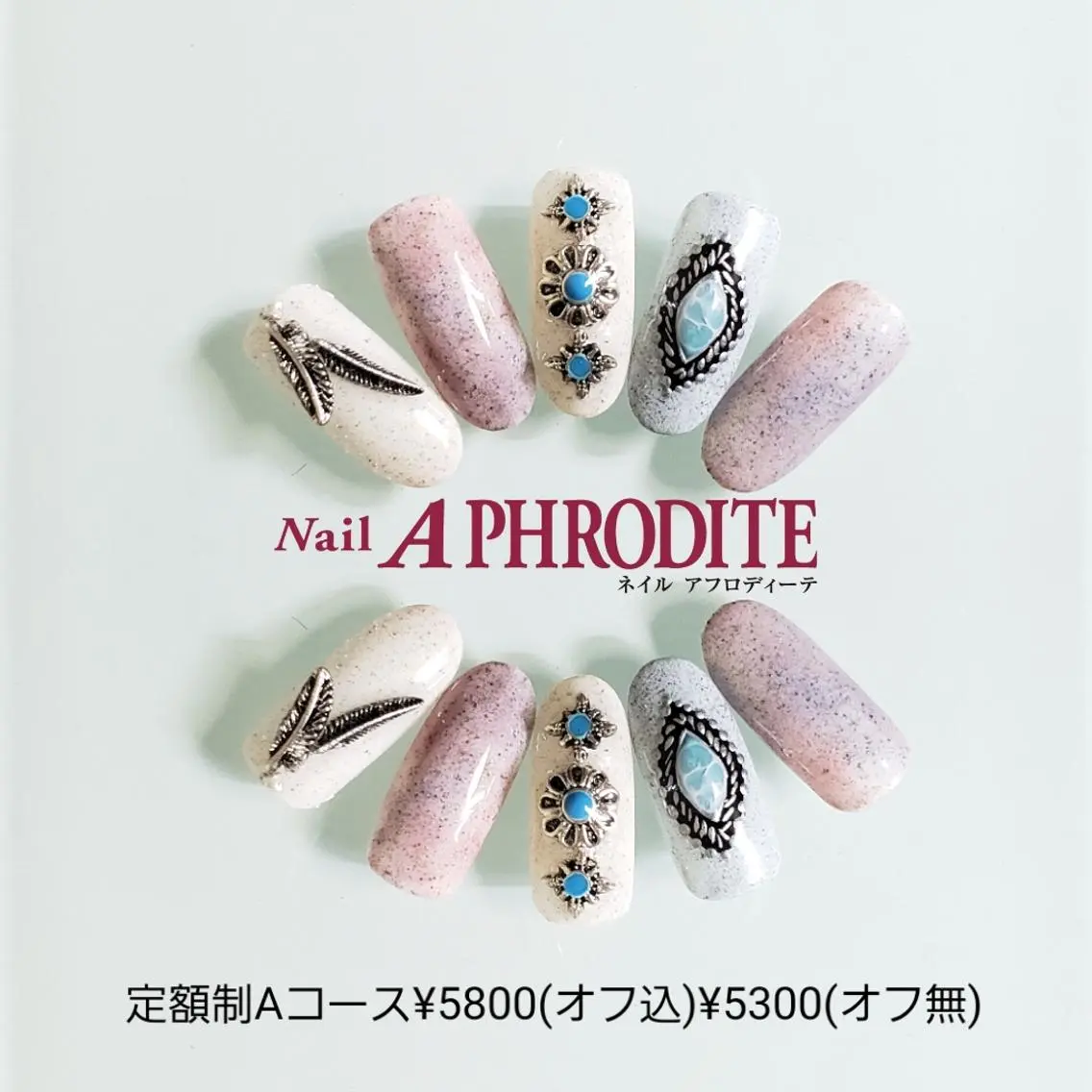 ネイル 持ち込み ニュアンスネイル ハンドネイル Nail Aphroditeのネイルデザイン