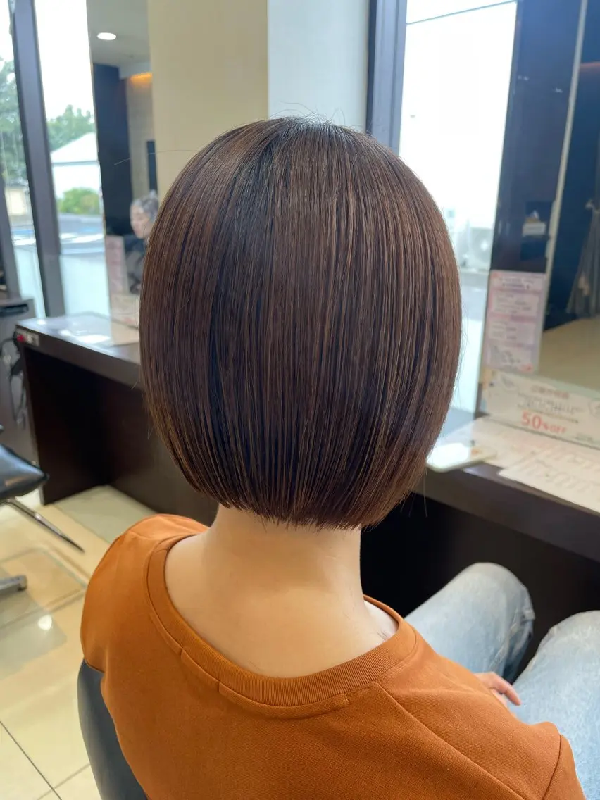 ショート ボブ 斉藤 葉月のヘアスタイル