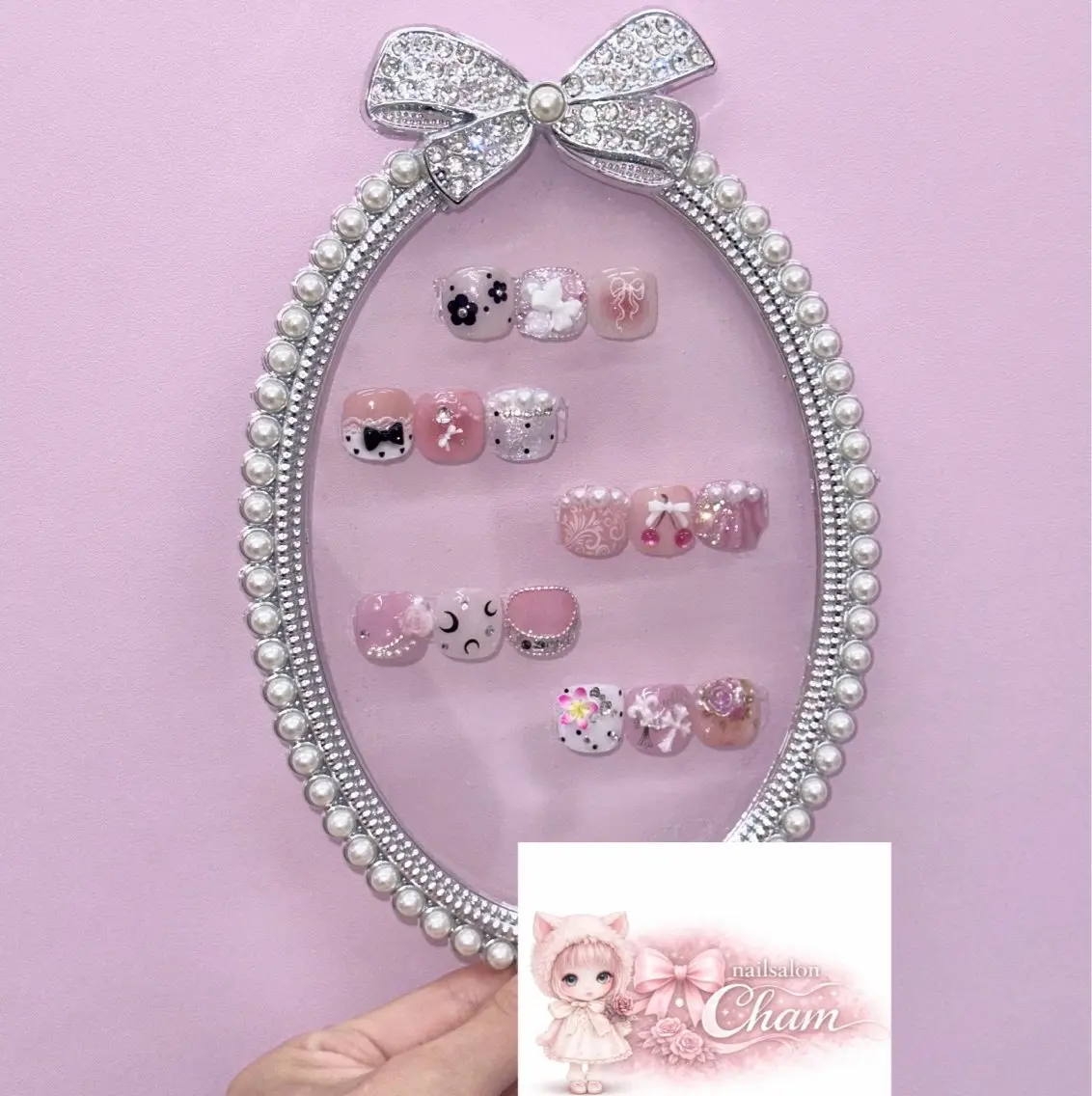 ネイル フットネイル Cham Haruneのネイルデザイン