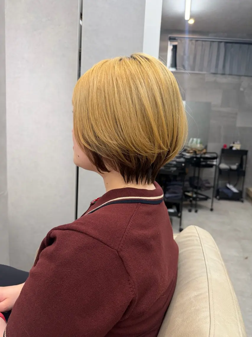 ショート ショートボブ ボブ ショートヘア 山中 欧輔のヘアスタイル
