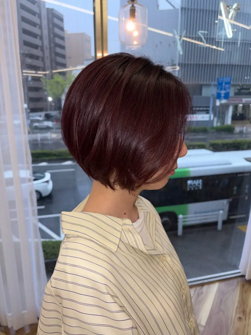 ショート ショートヘア 髙橋 秀果のヘアスタイル