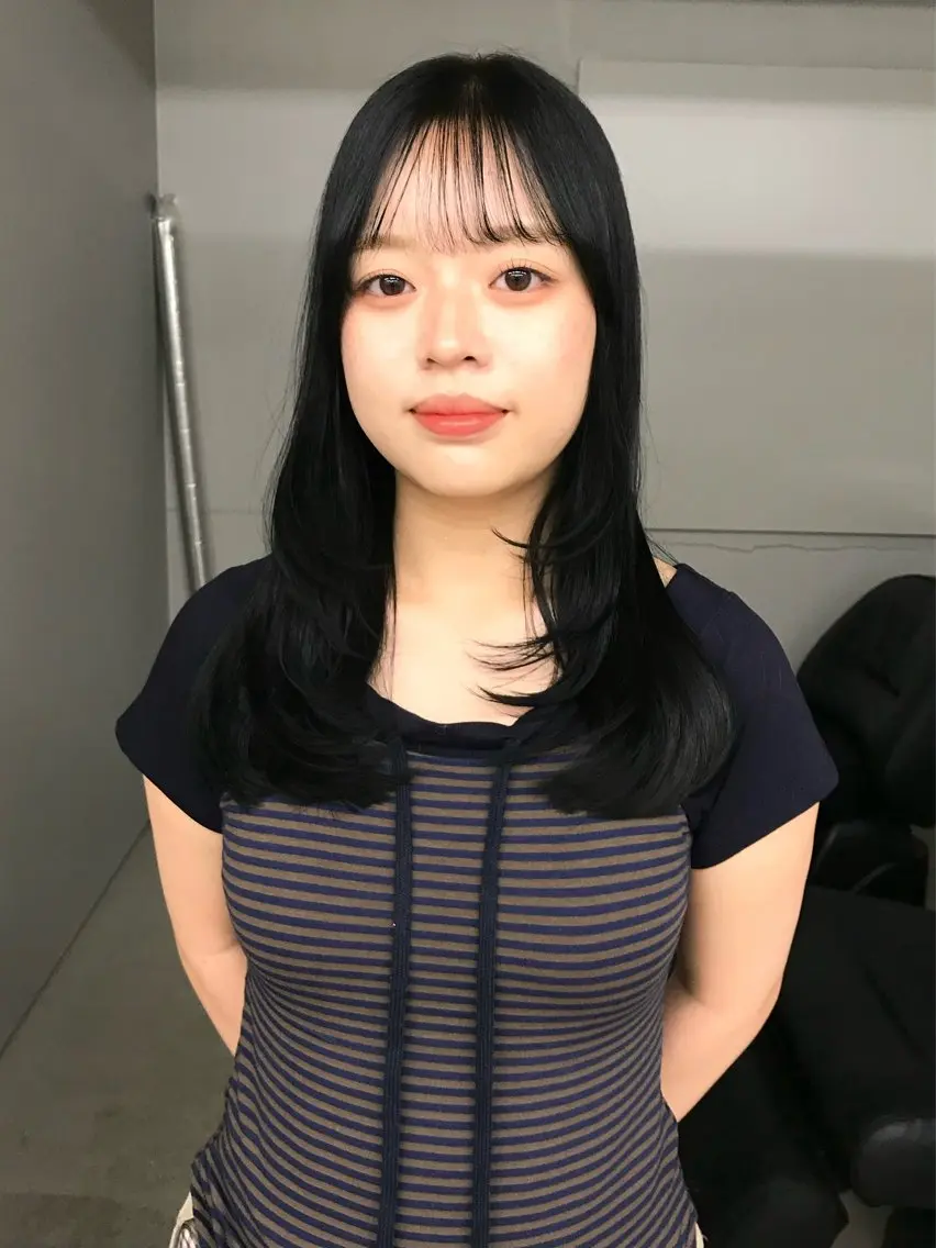 ミディアム カラー カット ヘアカラー 透明感艶カラー/ リュウジンキョウカのヘアスタイル