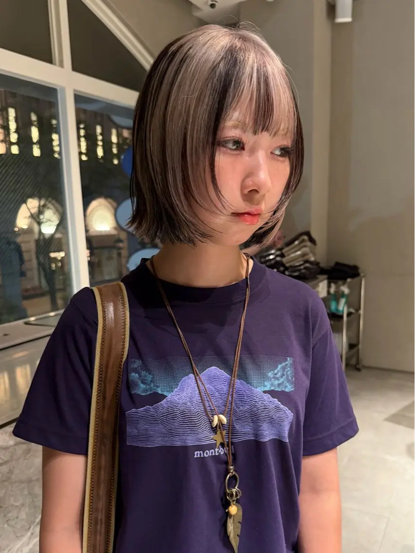 カラー ヘアカラー 後藤 由果のヘアスタイル