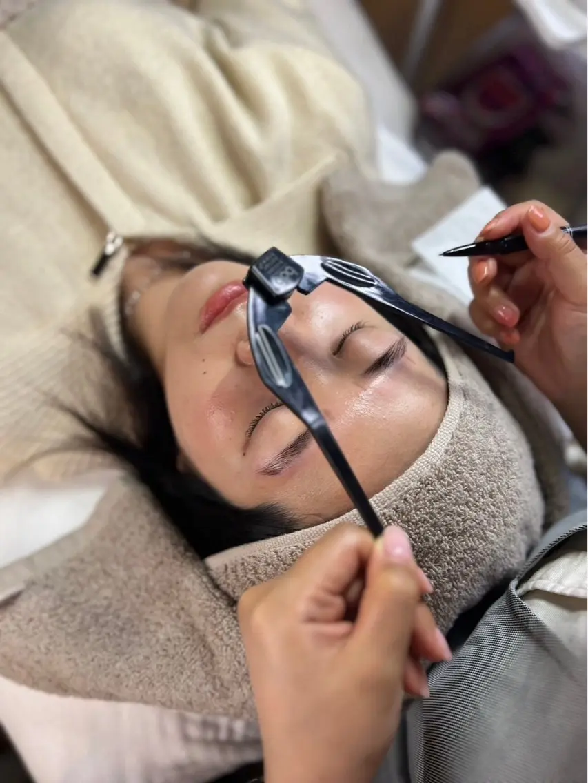 🧸アイブロウ《黄金比測定/オーガニックカラー/眉毛wax脱毛/眉メイク》の写真