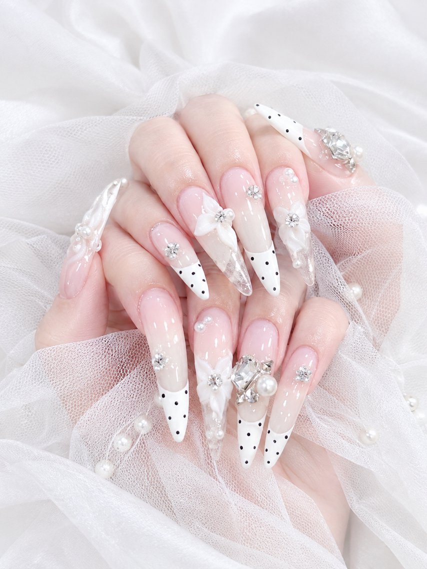 ロング ロング ハンドネイル ハンドケア CHIBI NAIL SALON 船橋のネイルデザイン