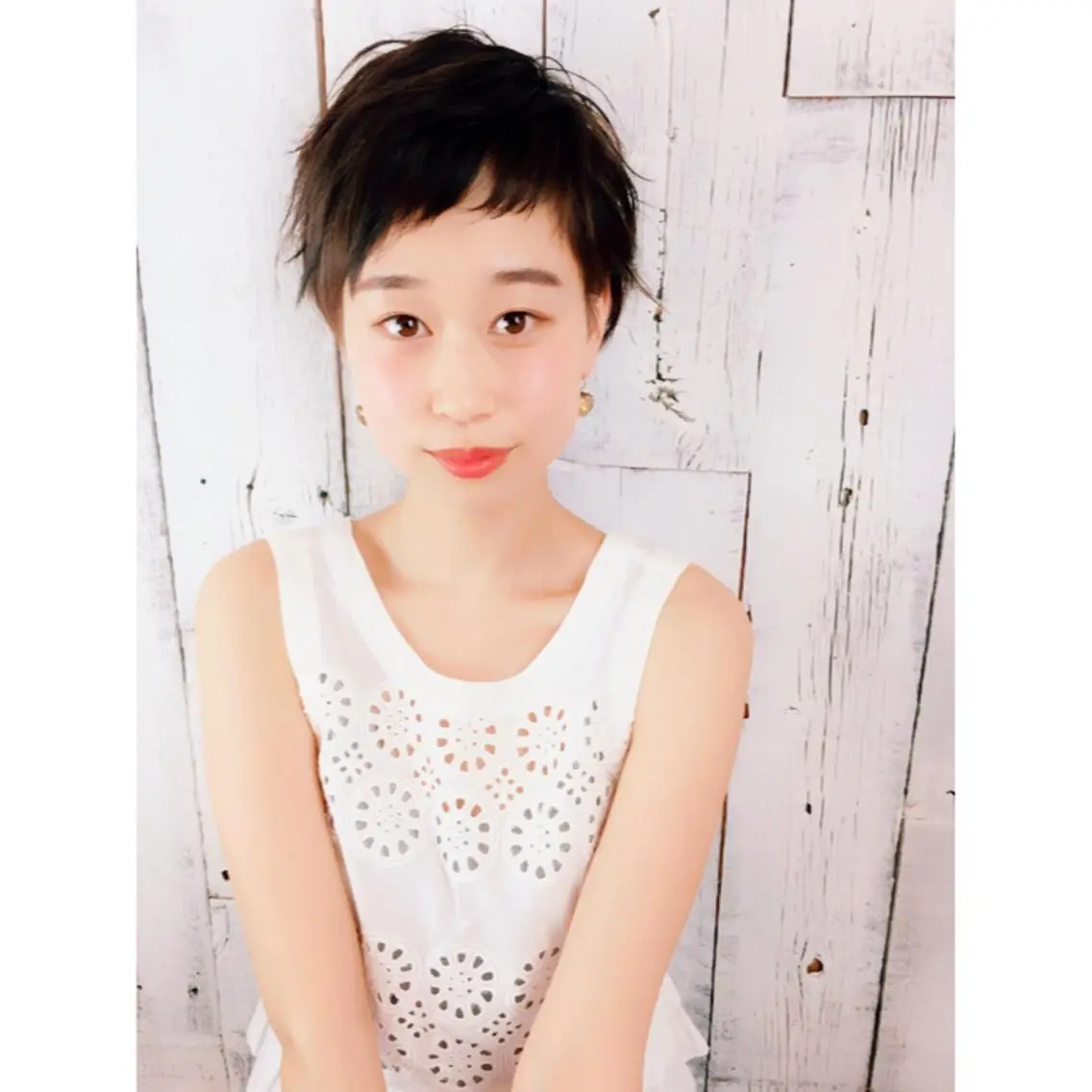 ショート ショートヘア リベイルけんた モデル募集のヘアスタイル
