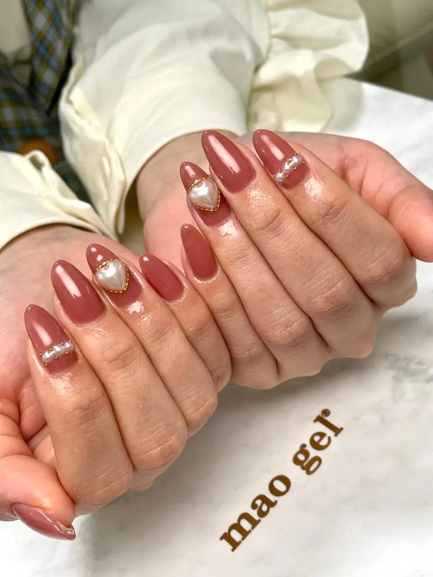 ハートネイル♥️の写真