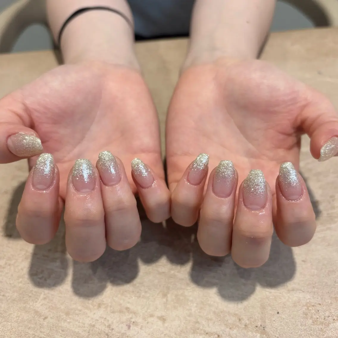 ラメグラデーション💎（オフなし）の写真