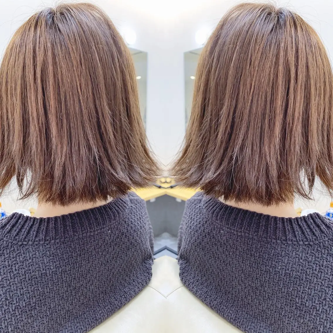 ショート ボブ 外ハネヘア カット トリートメント H (エイチ) 烏丸御池店のヘアスタイル