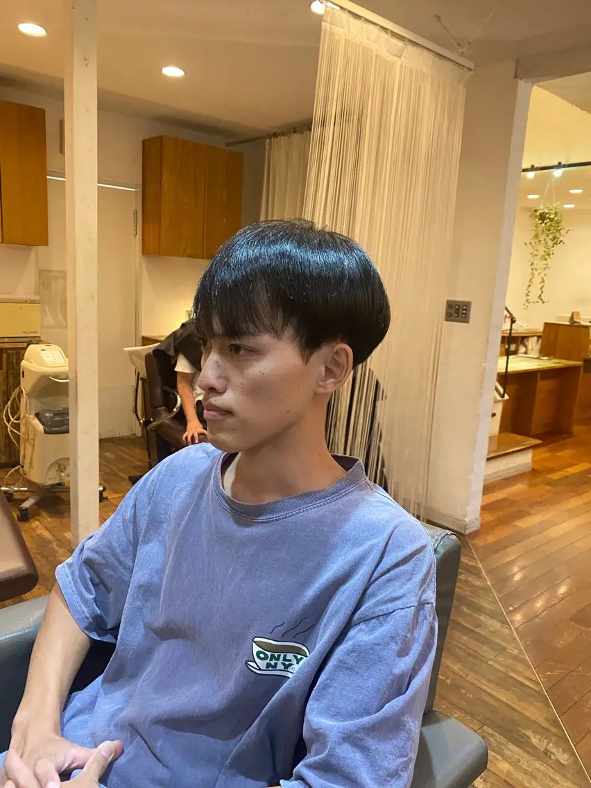 メンズ マッシュ ⭐️カラー特化⭐️ 安達佑紀のヘアスタイル