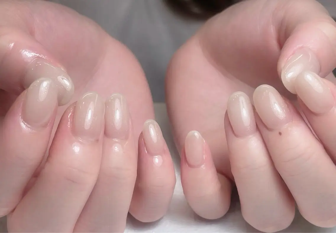 ネイル チークネイル 長さ出し フレンチネイル ジェルネイル 韓国ネイル 中野駅から2分 MEO NAILのネイルデザイン