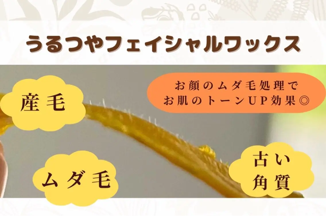 うるつやフェイシャルワックスの写真