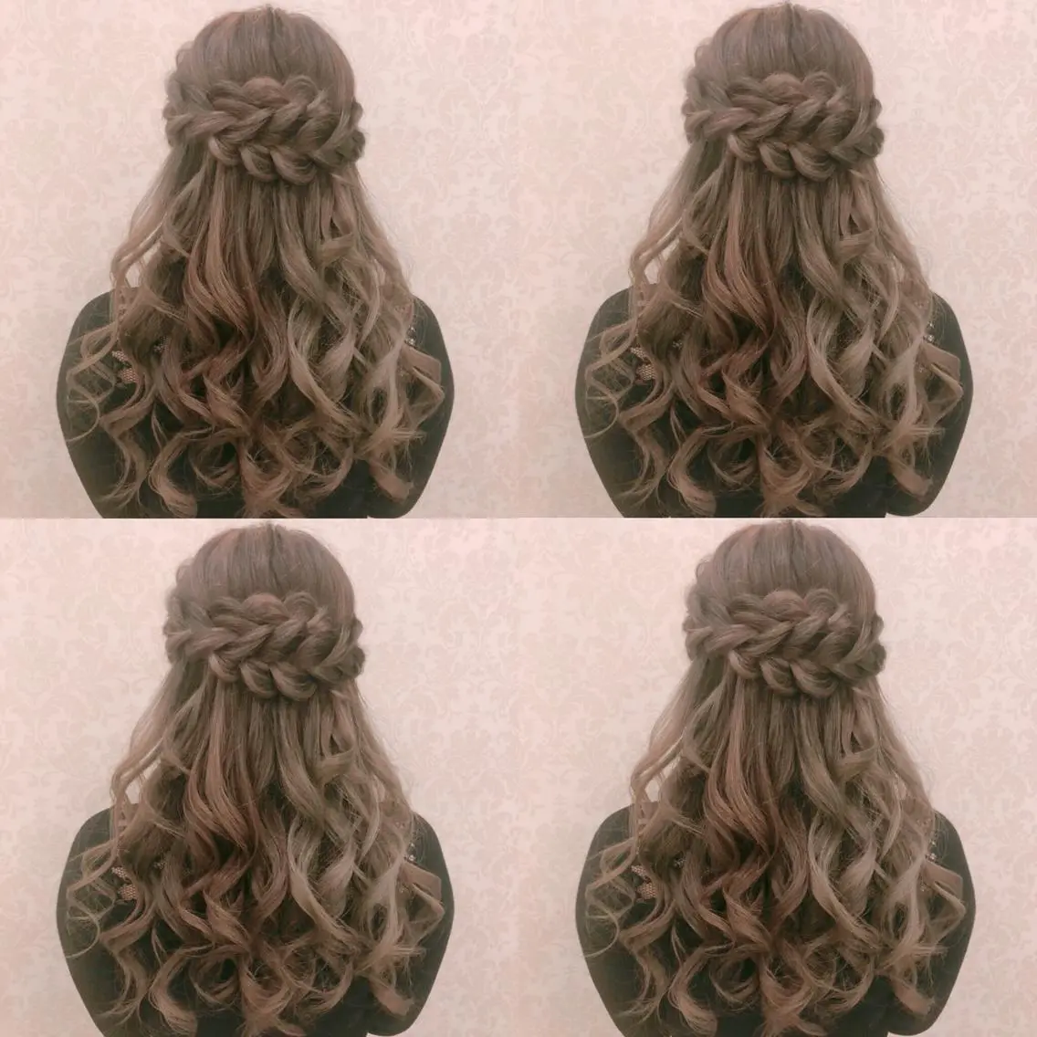 ロング ヘアアレンジ ハーフアップ ヘアセット 🌷MAYU 🌷のヘアスタイル