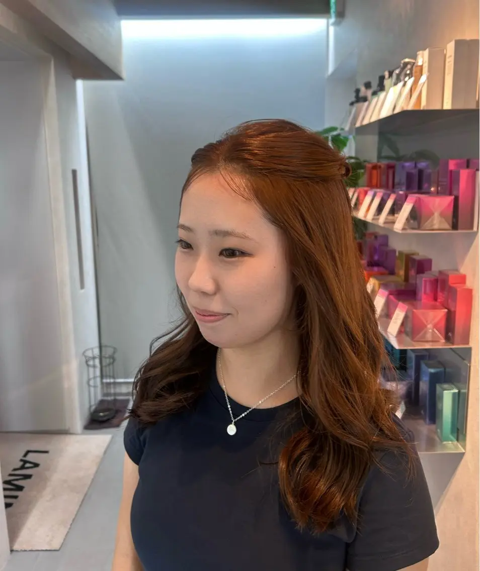 ロング カラー カット ヘアカラー RINO LAMINのヘアスタイル