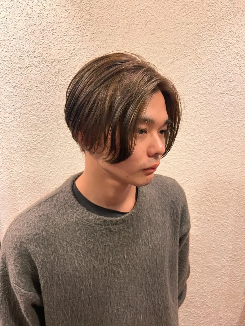似合わせカット　メンズモデルの写真