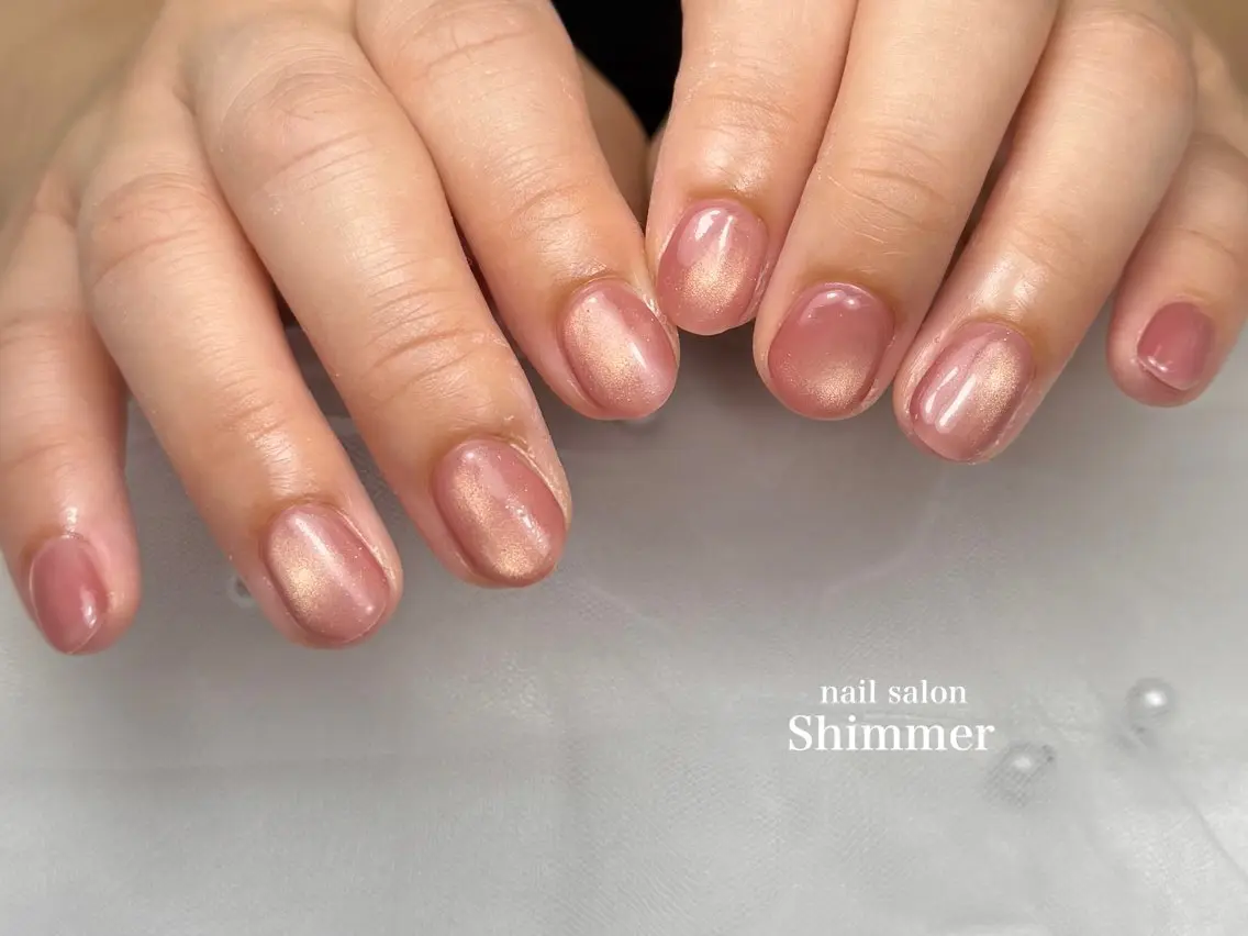 ネイル ハンドネイル Shimmer Risaのネイルデザイン