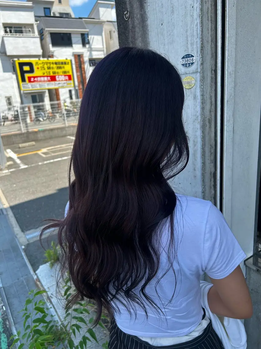 カラー ラベンダーカラー ラベンダーピンク ピンクカラー ヘアカラー みきゆうか🫧 大人可愛い製造機🫧のヘアスタイル