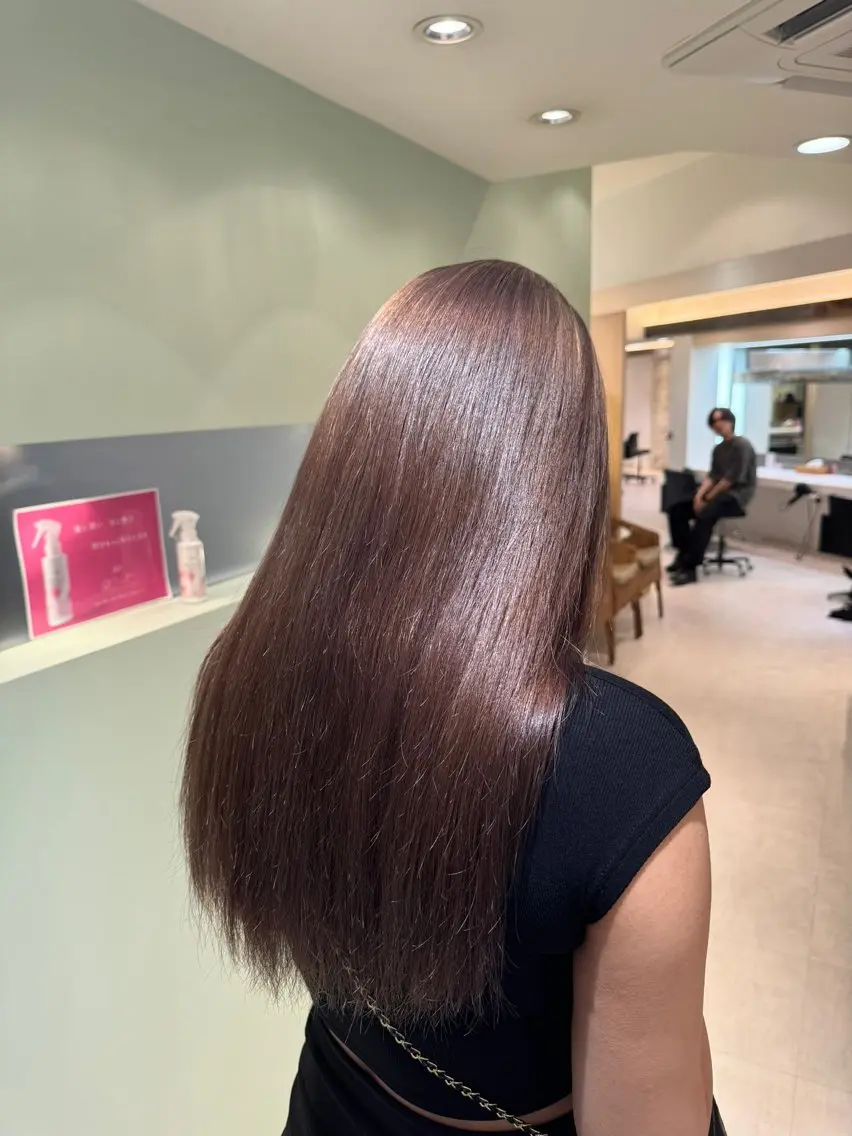 セミロング あおき りゅうせいのヘアスタイル