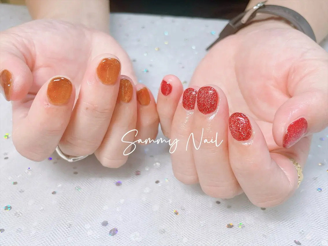 ネイル マグネットネイル ハンドネイル Sammy Nailのネイルデザイン