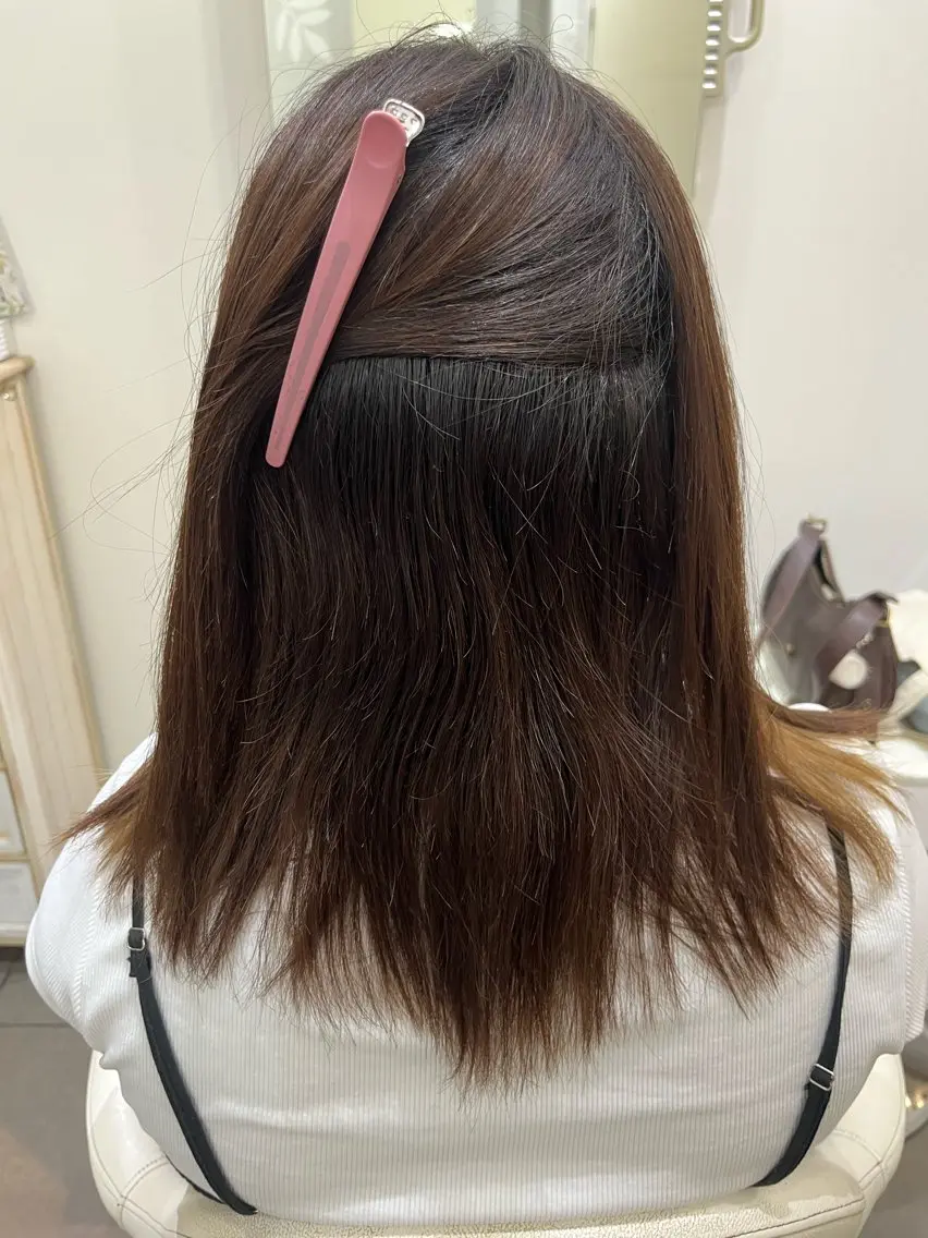 ミディアム レイヤー／ボブ/艶髪 🎀ENA🎀のヘアスタイル
