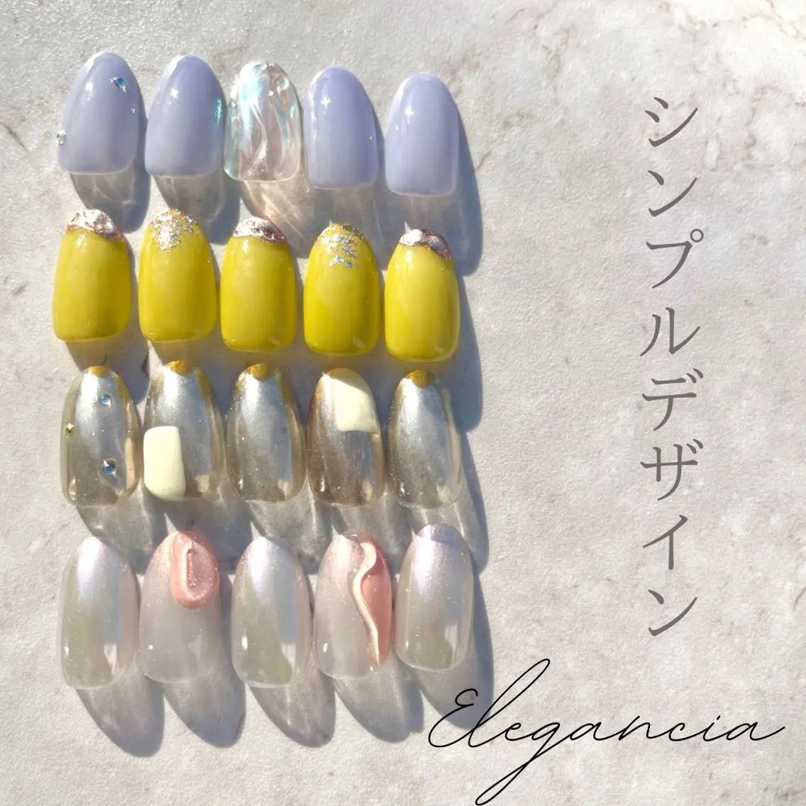 カラー ネイル ハンドネイル Elegancia. Hiromiのネイルデザイン
