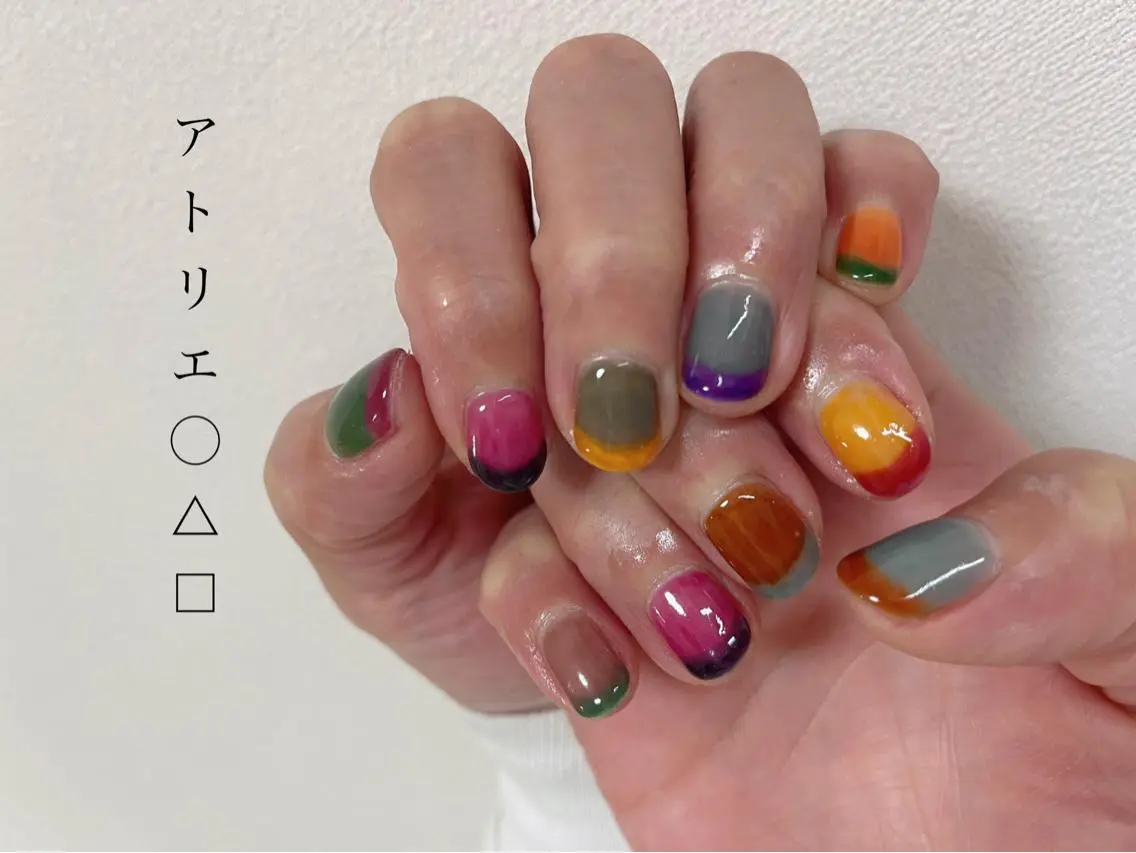 ネイル ハンドネイル アトリエ ○△□のネイルデザイン