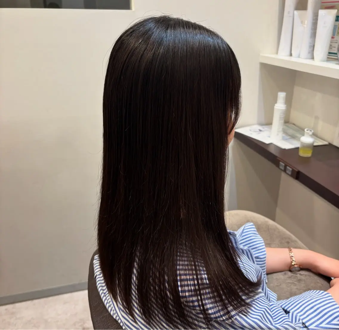 ロング 縮毛矯正 カット 縮毛矯正 山下ちひろ/髪質改善 /メンズ/縮毛矯正のヘアスタイル